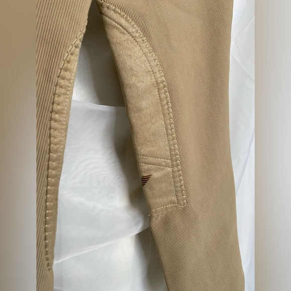 NWT TuffRider Front Zip Knee Patch Breeches Tan Sz 26 Ribb Equestrian Pants - Picture 8 of 10